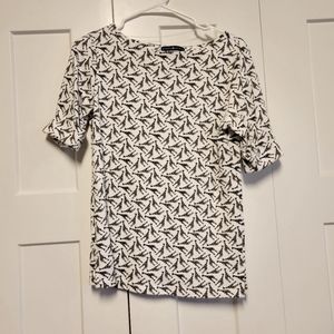 Karen Scott Giraffe Top Size Small